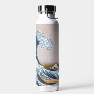 Bouteille D'eau Grande vague du tsunami Kanagawa Japon par Hokusai