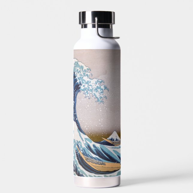 Bouteille D'eau Grande vague du tsunami Kanagawa Japon par Hokusai (Gauche)