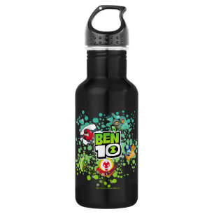 Bouteille D'eau Graphique de bulles de formes Aliens Ben 10