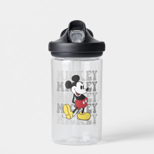 Bouteille D'eau Graphique de la souris rétro Mickey de Disney