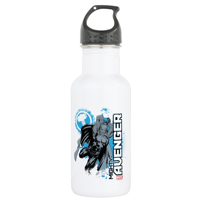 Bouteille D'eau Graphique de personnage de Mighty Avenger (Devant)