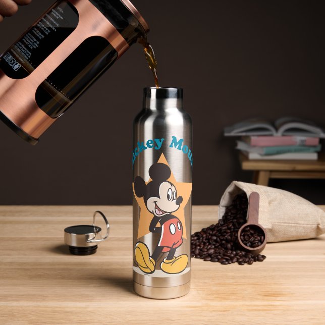 Bouteille D'eau Graphique du nom de star de Mickey Mouse (Gym)