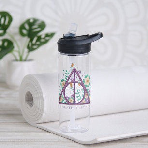 Bouteille D'eau Graphisme des hirondelles mortes florales