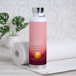 Bouteille D'eau Gratitude Remains™ Amour qui Voyage   Belle Journé