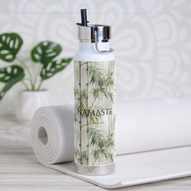 Bouteille D'eau Green Bamboo Mindfulness Yoga (Yoga)