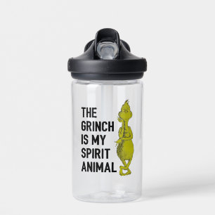 Bouteille D'eau Grinch est mon Esprit Animal