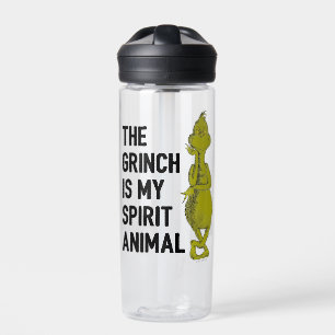 Bouteille D'eau Grinch est mon Esprit Animal