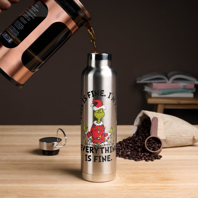 Bouteille D'eau Grinch | Everything is Fine (Gym)