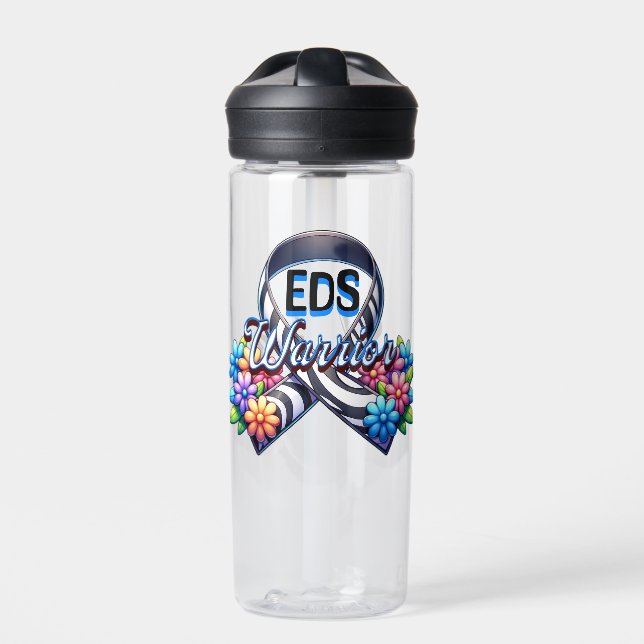 Bouteille D'eau Guerrier EDS | Syndrome d'Ehlers-Danlos T-Shirt (Extérieur)