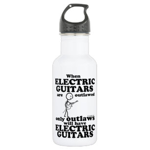 Bouteille D'eau Guitares électriques interdites