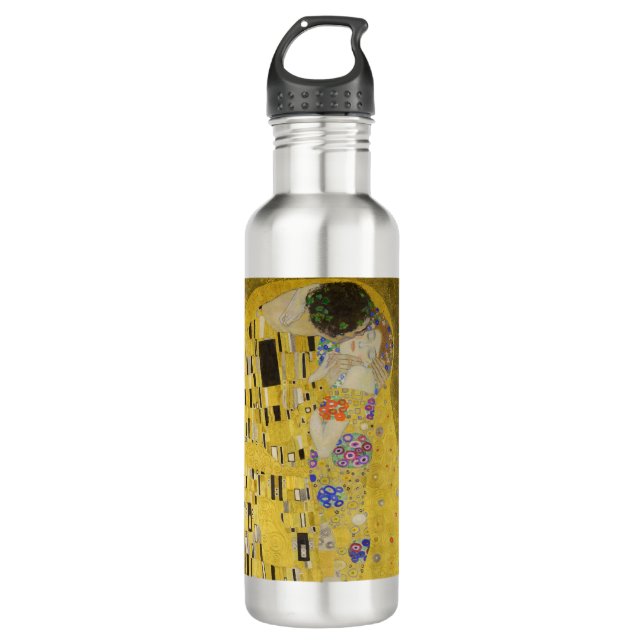Bouteille D'eau Gustav Klimt - Le baiser (Devant)