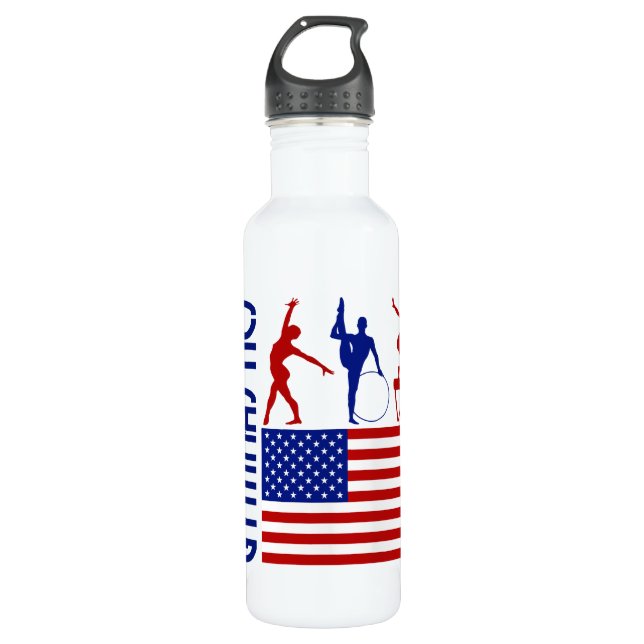 Bouteille D'eau Gymnastique Etats-Unis (Devant)