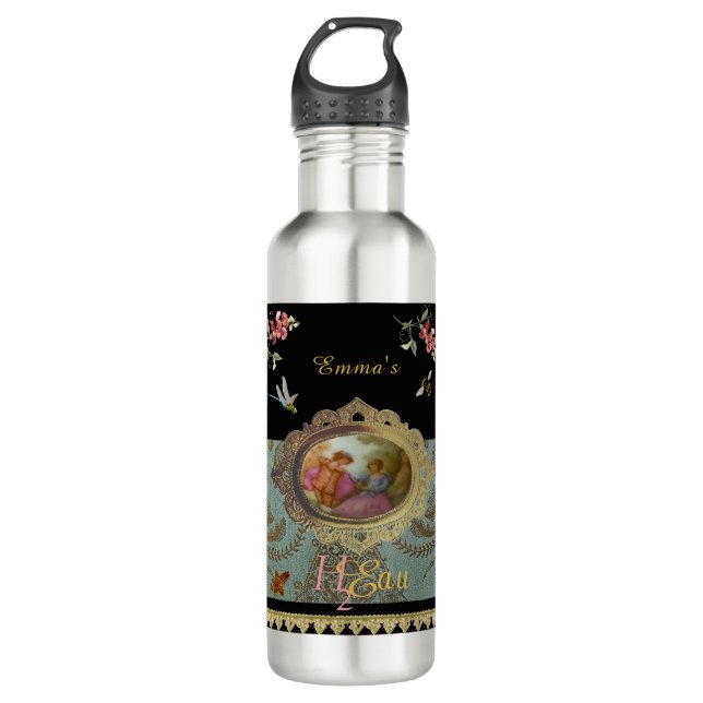Bouteille D'eau H2Eau (H2O) Rococo Water Bottle (Devant)
