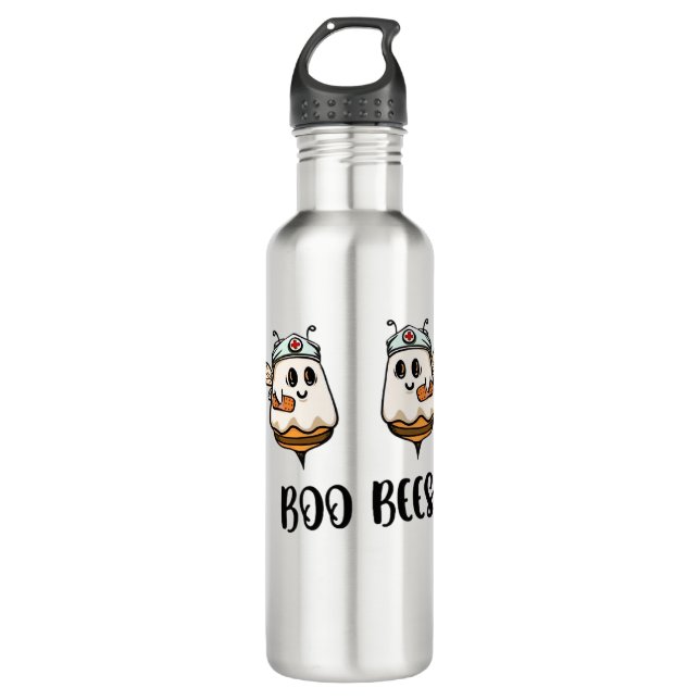 Bouteille D'eau Halloween Boo Bees Infirmière T-shirt classique (Devant)