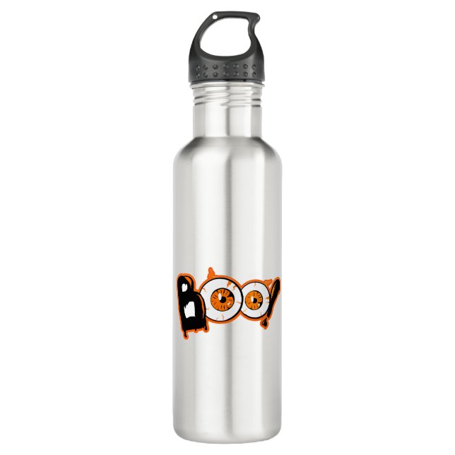 Bouteille D'eau Halloween BOO ! l Halloween 2021 Halloween mondial (Devant)