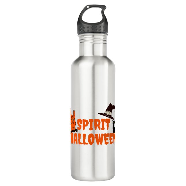 Bouteille D'eau Halloween de l'esprit (Devant)