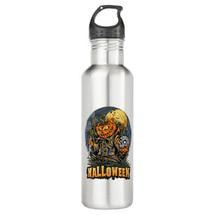 Bouteille D'eau Halloween effrayant