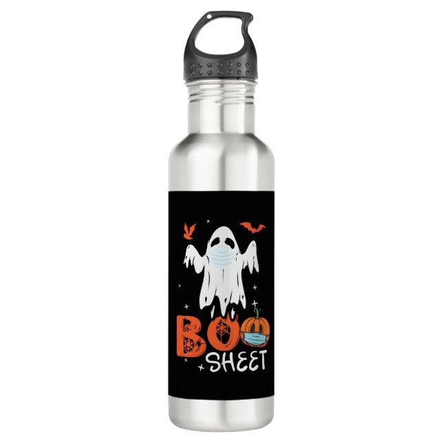 Bouteille D'eau Halloween Ghost (Devant)