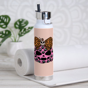 Bouteille D'eau Halloween, Motif Crâne, Visage Citrouille, Moderne