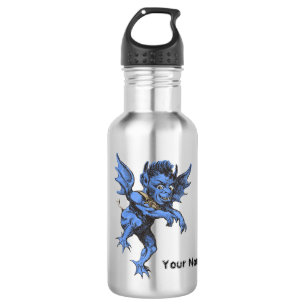 Bouteille D'eau Halloween vintage, Malheur effrayant Gargoyle Demo