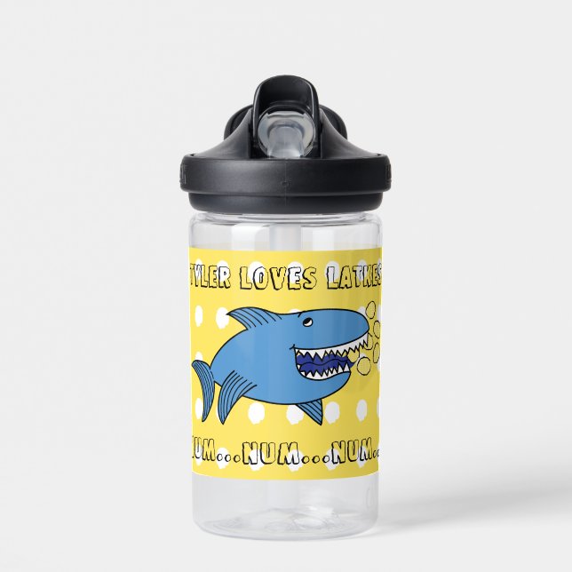 Bouteille D'eau Hanoukka Latkes sont Num Water Bottle (Avant)