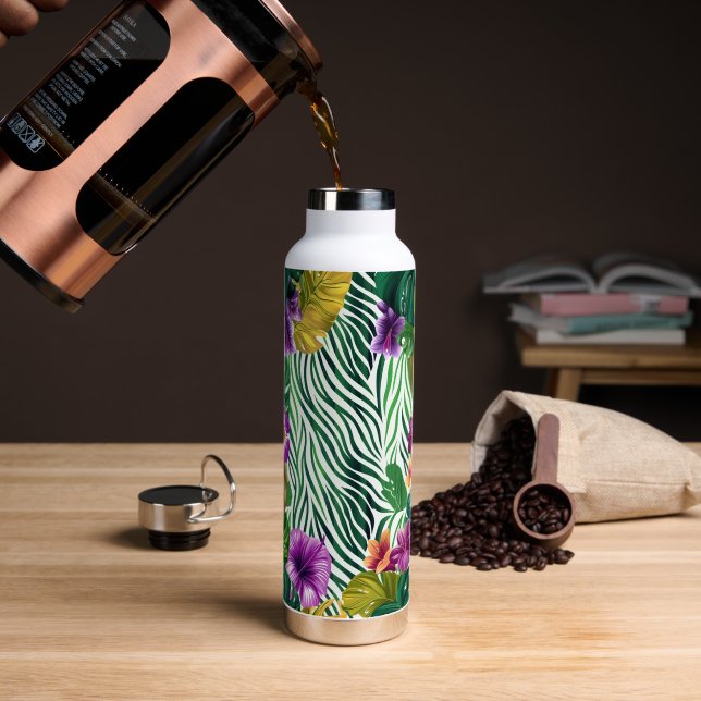 Bouteille D'eau Harmonie de la jungle (Café (pivoté))