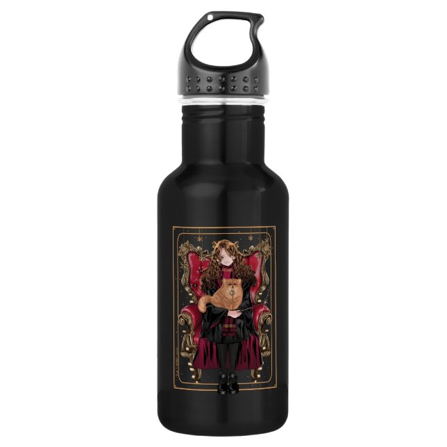 Bouteille D'eau HARRY POTTER™ | Anime Hermione Granger assis (Devant)