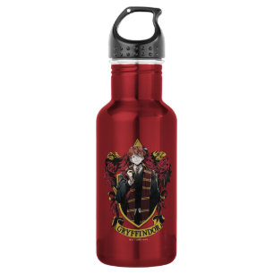 Bouteille D'eau HARRY POTTER™   Anime Ron Weasley House Crest