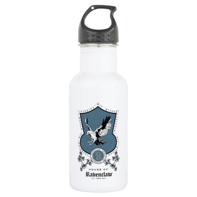 Bouteille D'eau HARRY POTTER™ | Délicat croquis RAVENCLAW™ Crest (Devant)