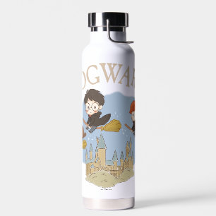 Bouteille D'eau HARRY POTTER™, Hermione & Ron Fly Over HOGWARTS™