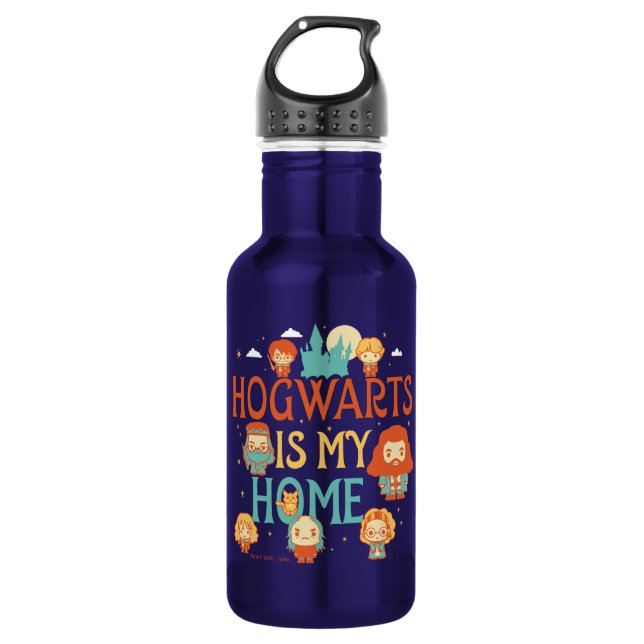 BOUTEILLE D'EAU HARRY POTTER™ | HOGWARTS™ EST MA MAISON (Devant)