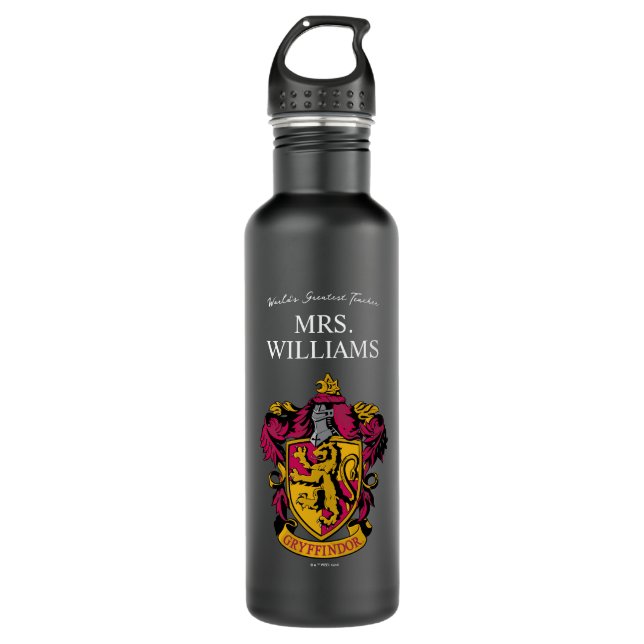 Bouteille D'eau Harry Potter | Professeur Gryffindor Personnalisé (Devant)