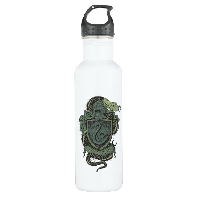 Bouteille D'eau Harry Potter | Slytherin Crest (Devant)