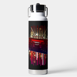 Bouteille D'eau Haut-parleur Rétro Coloré avec Énergie Musicale Né
