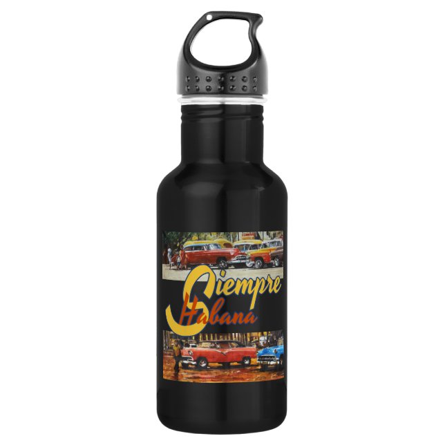 Bouteille D'eau Havana Cuba - Siempre Habana (Devant)