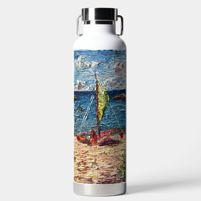 Bouteille d'eau Hawaiian Aloha Canoe (Avant)
