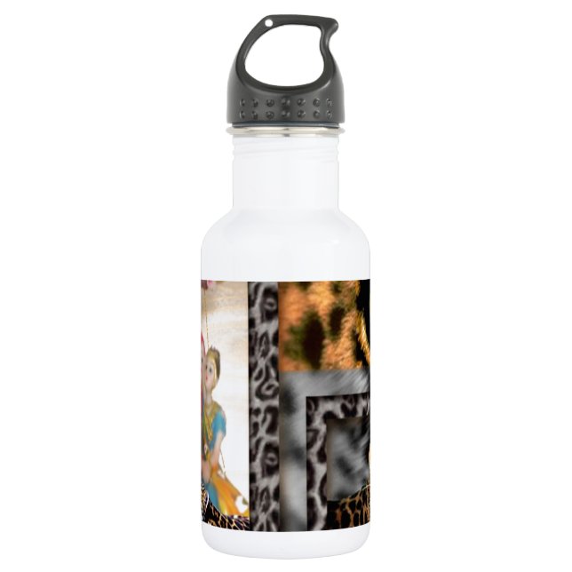 Bouteille D'eau Héros de Saint Valentin (Devant)