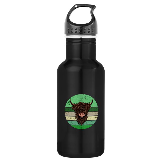 Bouteille D'eau Highland Cattle (Devant)