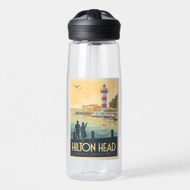 Bouteille D'eau Hilton Head | Caroline du Sud (Avant)