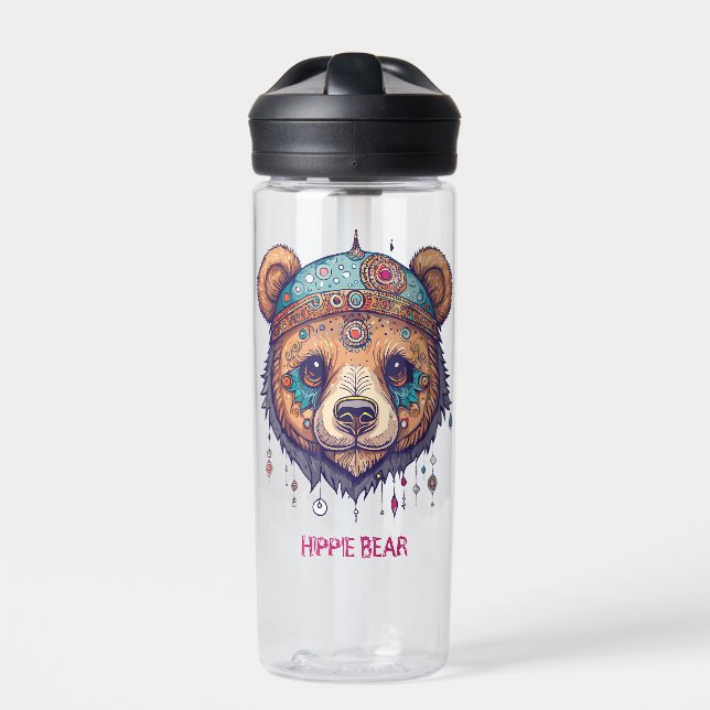Bouteille D'eau Hippie Bear I (Extérieur)