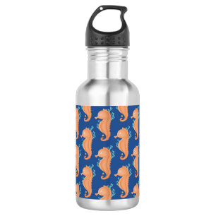 Bouteille D'eau Hippopotames en orange