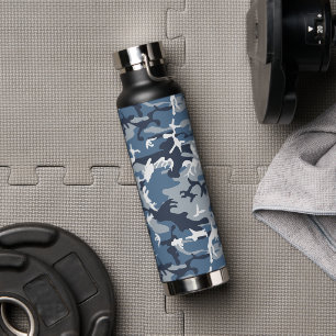 Bouteille D'eau Hiver Camouflage bleu neige, Militaire, Armée