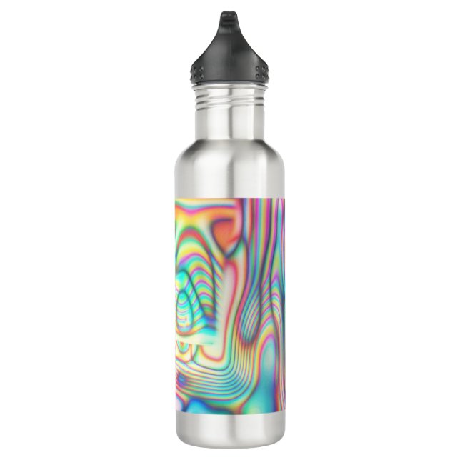 Bouteille D'eau Holographie couleur Trippy Holo (Droite)
