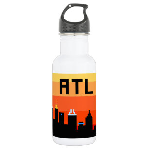 Bouteille D'eau Horizon à 8 bits ATL d'Atlanta