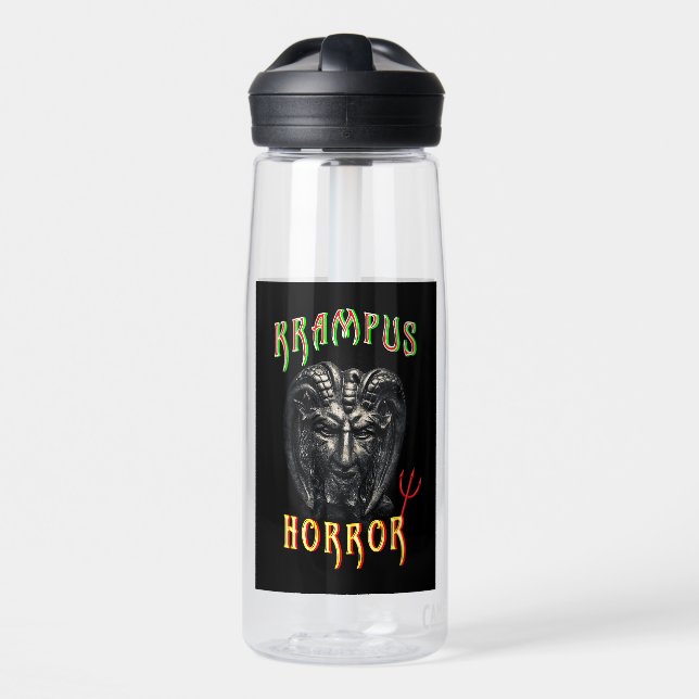 Bouteille D'eau Horreur de Krampus (Avant)