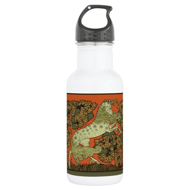Bouteille D'eau Horse Arts médiévaux Artisanat Art Nouveau (Devant)