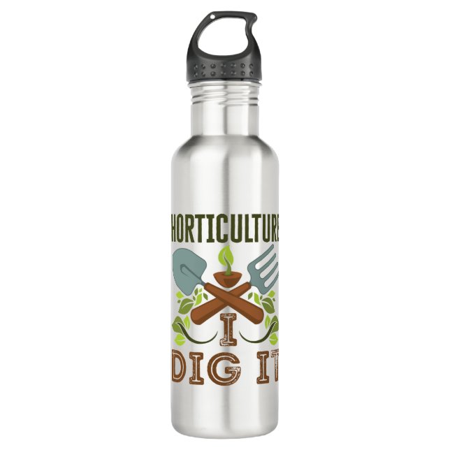 Bouteille D'eau Horticulture I Dig It (Devant)