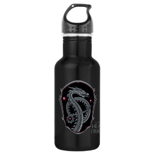 Bouteille D'eau HOUSE of the Dragon   Silver Dragon Crest