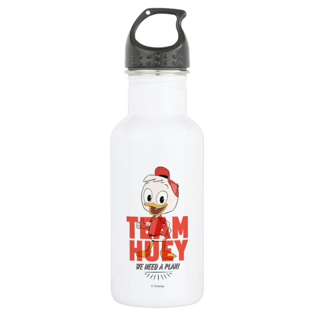 Bouteille D'eau Huy Duck| Équipe Huey - Nous avons besoin d'un pla (Devant)