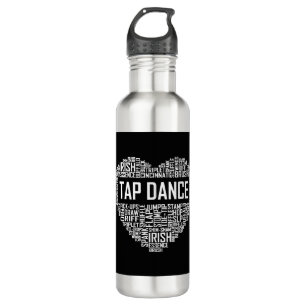 Bouteille D'eau I Love Tap Dance Amoureux des chiens Danser Cadeau